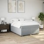 Cama box spring con colchón tela gris claro 140x200 cm de , Camas y somieres - Ref: Foro24-3285137, Precio: 440,52 €, Descuen...