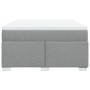 Cama box spring con colchón tela gris claro 140x200 cm de , Camas y somieres - Ref: Foro24-3285137, Precio: 440,52 €, Descuen...