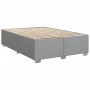 Cama box spring con colchón tela gris claro 140x200 cm de , Camas y somieres - Ref: Foro24-3285137, Precio: 440,52 €, Descuen...