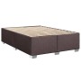 Cama box spring con colchón tela marrón oscuro 140x200 cm de , Camas y somieres - Ref: Foro24-3285140, Precio: 449,27 €, Desc...