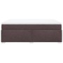 Cama box spring con colchón tela marrón oscuro 140x200 cm de , Camas y somieres - Ref: Foro24-3285140, Precio: 449,27 €, Desc...
