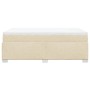 Cama box spring con colchón tela color crema 120x200 cm de , Camas y somieres - Ref: Foro24-3285128, Precio: 412,59 €, Descue...