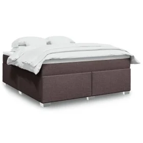 Boxspringbett mit dunkelbraunem Stoffmatratze 180x200 cm. von , Betten und Lattenroste - Ref: Foro24-3285154, Preis: 530,37 €...