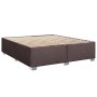 Cama box spring con colchón tela marrón oscuro 180x200 cm de , Camas y somieres - Ref: Foro24-3285154, Precio: 541,02 €, Desc...