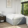 Cama box spring con colchón tela gris claro 120x200 cm de , Camas y somieres - Ref: Foro24-3285123, Precio: 415,22 €, Descuen...