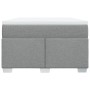 Cama box spring con colchón tela gris claro 120x200 cm de , Camas y somieres - Ref: Foro24-3285123, Precio: 415,22 €, Descuen...