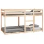 Cama litera sin colchón madera maciza de pino 90x190 cm de , Camas y somieres - Ref: Foro24-3206507, Precio: 153,22 €, Descue...