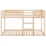 Cama litera sin colchón madera maciza de pino 90x190 cm de , Camas y somieres - Ref: Foro24-3206507, Precio: 153,22 €, Descue...