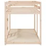 Cama litera sin colchón madera maciza de pino 90x190 cm de , Camas y somieres - Ref: Foro24-3206507, Precio: 153,22 €, Descue...