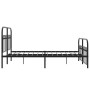 Estructura de cama cabecero y estribo metal negro 140x200 cm de , Camas y somieres - Ref: Foro24-376619, Precio: 151,73 €, De...