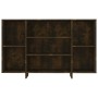 Aparador de madera de ingeniería roble ahumado 120x30x75 cm de vidaXL, Aparadores - Ref: Foro24-813065, Precio: 66,82 €, Desc...