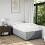 Estructura de cama de tela gris claro 90x190 cm de , Camas y somieres - Ref: Foro24-3284436, Precio: 126,01 €, Descuento: %