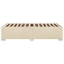 Estructura de cama de tela color crema 80x200 cm de , Camas y somieres - Ref: Foro24-3284434, Precio: 125,17 €, Descuento: %