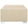 Estructura de cama de tela color crema 90x190 cm de , Camas y somieres - Ref: Foro24-3284441, Precio: 131,64 €, Descuento: %
