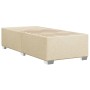 Estructura de cama de tela color crema 90x190 cm de , Camas y somieres - Ref: Foro24-3284441, Precio: 133,89 €, Descuento: %