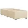 Estructura de cama de tela color crema 90x190 cm de , Camas y somieres - Ref: Foro24-3284441, Precio: 131,64 €, Descuento: %