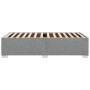 Estructura de cama de tela gris claro 90x200 cm de , Camas y somieres - Ref: Foro24-3284443, Precio: 128,27 €, Descuento: %