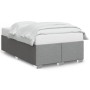Estructura de cama tela gris claro 120x190 cm de , Camas y somieres - Ref: Foro24-3284457, Precio: 165,42 €, Descuento: %