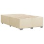 Estructura de cama tela crema 120x190 cm de , Camas y somieres - Ref: Foro24-3284462, Precio: 164,09 €, Descuento: %