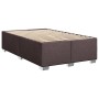 Estructura de cama tela marrón oscuro 120x190 cm de , Camas y somieres - Ref: Foro24-3284460, Precio: 164,09 €, Descuento: %