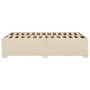 Estructura de cama de tela color crema 120x200 cm de , Camas y somieres - Ref: Foro24-3284469, Precio: 169,45 €, Descuento: %
