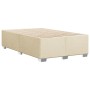 Estructura de cama de tela color crema 120x200 cm de , Camas y somieres - Ref: Foro24-3284469, Precio: 169,45 €, Descuento: %