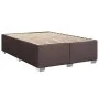 Bed without a dark brown fabric mattress 160x200 cm by , Beds and slatted bases - Ref: Foro24-3284488, Price: 215,39 €, Disco...