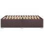 Cama sin colchón de tela marrón oscuro 160x200 cm de , Camas y somieres - Ref: Foro24-3284488, Precio: 218,71 €, Descuento: %
