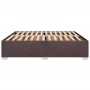 Cama sin colchón de tela marrón oscuro 180x200 cm de , Camas y somieres - Ref: Foro24-3284495, Precio: 182,59 €, Descuento: %