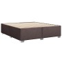 Cama sin colchón de tela marrón oscuro 180x200 cm de , Camas y somieres - Ref: Foro24-3284495, Precio: 182,59 €, Descuento: %