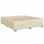 Cama sin colchón tela color crema 180x200 cm de , Camas y somieres - Ref: Foro24-3284497, Precio: 205,60 €, Descuento: %