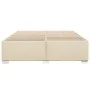Cama sin colchón tela color crema 180x200 cm de , Camas y somieres - Ref: Foro24-3284497, Precio: 205,60 €, Descuento: %