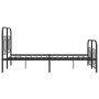 Estructura de cama cabecero y estribo metal negro 120x200 cm de , Camas y somieres - Ref: Foro24-377133, Precio: 130,93 €, De...