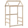 Juego de cama y banco con techo madera maciza pino 100x200 cm de , Camas y somieres - Ref: Foro24-3282171, Precio: 291,34 €, ...