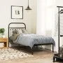 Black metal headboard 80 cm by , Headboards and footboards - Ref: Foro24-376627, Price: 39,57 €, Discount: %