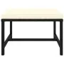 Sectional footrest with black synthetic rattan cushion by vidaXL, Modular outdoor sofas - Ref: Foro24-313509, Price: 42,56 €,...