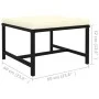 Sectional footrest with black synthetic rattan cushion by vidaXL, Modular outdoor sofas - Ref: Foro24-313509, Price: 42,56 €,...