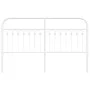 Weißes Metallkopfteil 160 cm von , Kopf- und Fußteile - Ref: Foro24-376684, Preis: 49,61 €, Rabatt: %