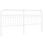 Cabecero de metal blanco 193 cm de , Cabeceros y pies de cama - Ref: Foro24-376686, Precio: 52,21 €, Descuento: %