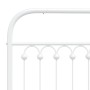 Cabecero de metal blanco 193 cm de , Cabeceros y pies de cama - Ref: Foro24-376686, Precio: 52,21 €, Descuento: %