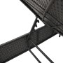Juego de tumbonas con cojín 3 piezas ratán sintético negro de , Tumbonas - Ref: Foro24-3284263, Precio: 311,78 €, Descuento: %
