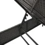 Set of 3-piece synthetic rattan sun loungers with black cushions by , Loungers - Ref: Foro24-3284263, Price: 304,93 €, Discou...