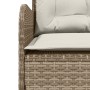 Sofá de jardín en forma de L con cojines ratán sintético beige de , Sofás de exterior - Ref: Foro24-369004, Precio: 364,82 €,...