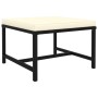 Set de sofás de jardín 3 piezas y cojines ratán sintético negro de vidaXL, Sofás modulares de exterior - Ref: Foro24-313514, ...