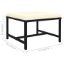 Set de sofás de jardín 3 piezas y cojines ratán sintético negro de vidaXL, Sofás modulares de exterior - Ref: Foro24-313514, ...