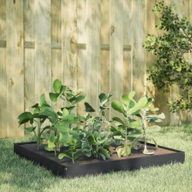 Arriate de acero gris antracita 100x100x18,5 cm de , Maceteros y jardineras - Ref: Foro24-851012, Precio: 38,42 €, Descuento: %