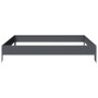 Arriate de acero gris antracita 100x100x18,5 cm de , Maceteros y jardineras - Ref: Foro24-851012, Precio: 38,42 €, Descuento: %