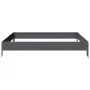 Arriate de acero gris antracita 100x100x18,5 cm de , Maceteros y jardineras - Ref: Foro24-851012, Precio: 37,38 €, Descuento: %
