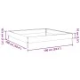 Arriate de acero gris antracita 100x100x18,5 cm de , Maceteros y jardineras - Ref: Foro24-851012, Precio: 37,38 €, Descuento: %