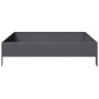 Arriate de acero gris antracita 100x100x26 cm de , Maceteros y jardineras - Ref: Foro24-851019, Precio: 41,42 €, Descuento: %